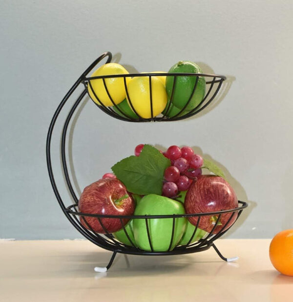 Stainless Steel High Quality Fruit & Vegetable Basket 2 Tier